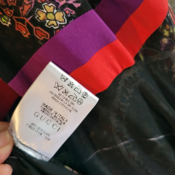 GUCCI 🌸RARE-2007 Spring RUNWAY COLLECTION gown worn by OPRAH WINFREY - Picture 9 of 15